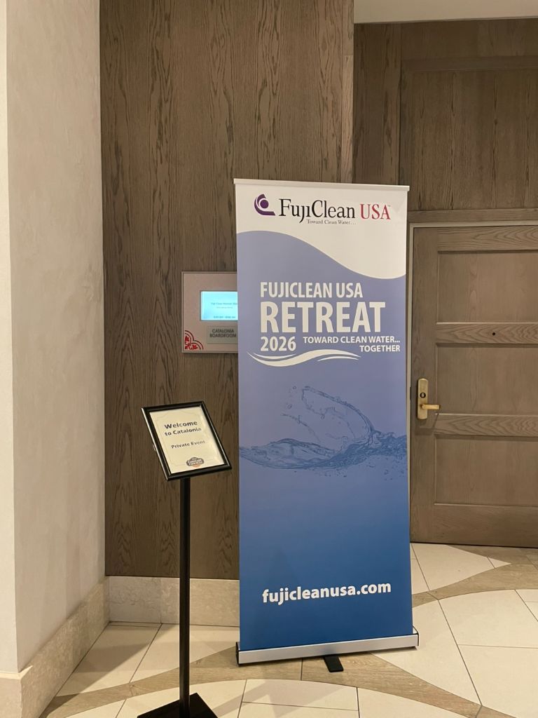 Entrance display for the retreat